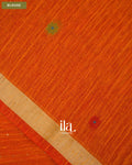 Rust Orange Sequin with Paithani Pallu Semi Matka Saree — Blouse