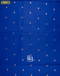 Sapphire Blue Paithani Semi Silk Saree — Body