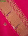 Magenta with Paithani Pallu Semi Silk Saree — Border