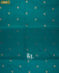 Teal Blue with Paithani Pallu Semi Silk Saree — Body