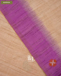 Beige Semi Tussar Saree — Border