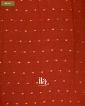 Rust Orange Assam Silk Saree — Body