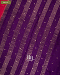 Rani Pink Assam Silk Saree — Pallu