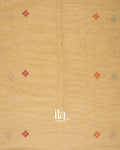 Ivory Pure Semi Cotton Tissue Saree