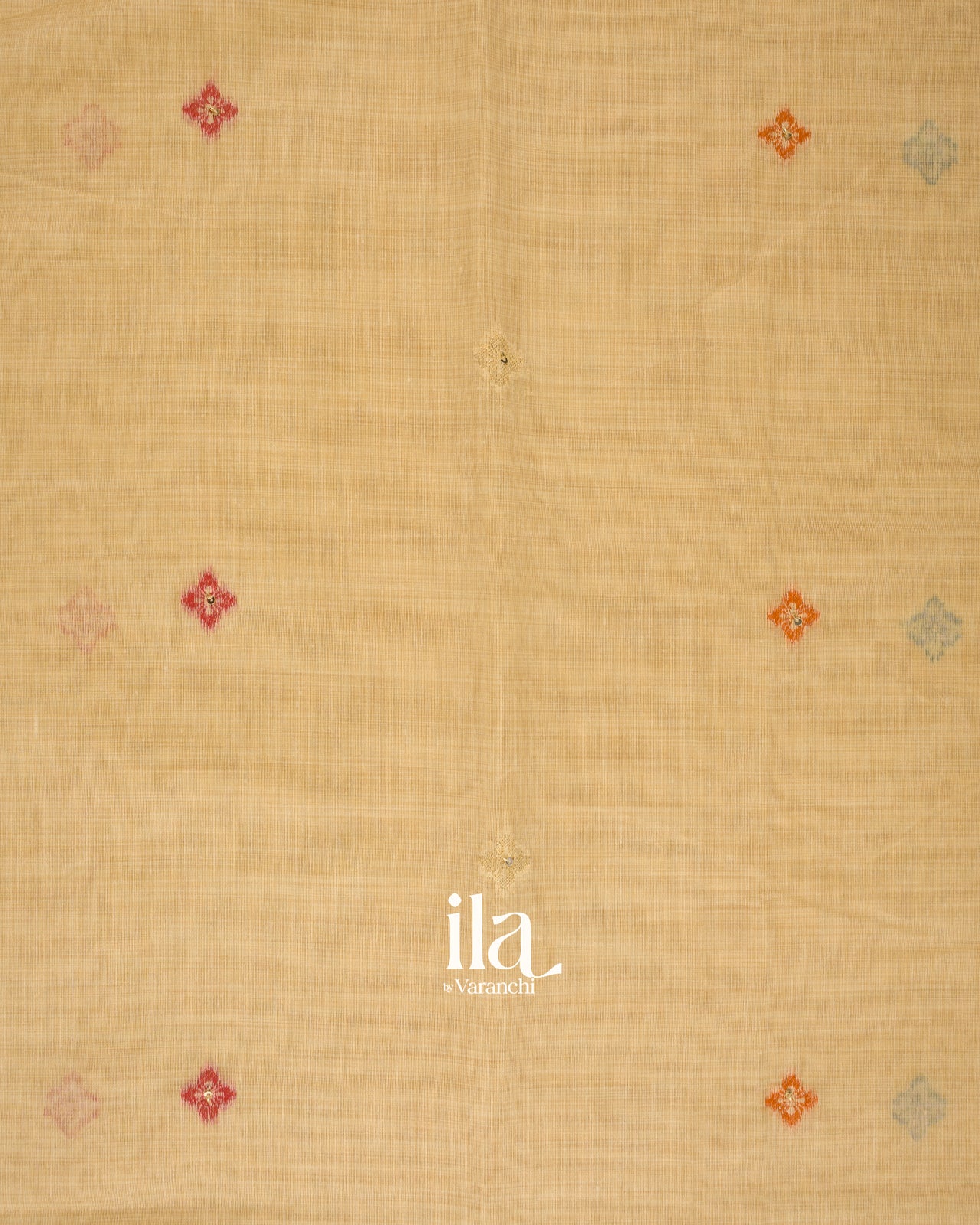 Ivory Pure Semi Cotton Tissue Saree