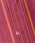Dusty Rose Pure Kanchipuram Cotton Handloom Saree