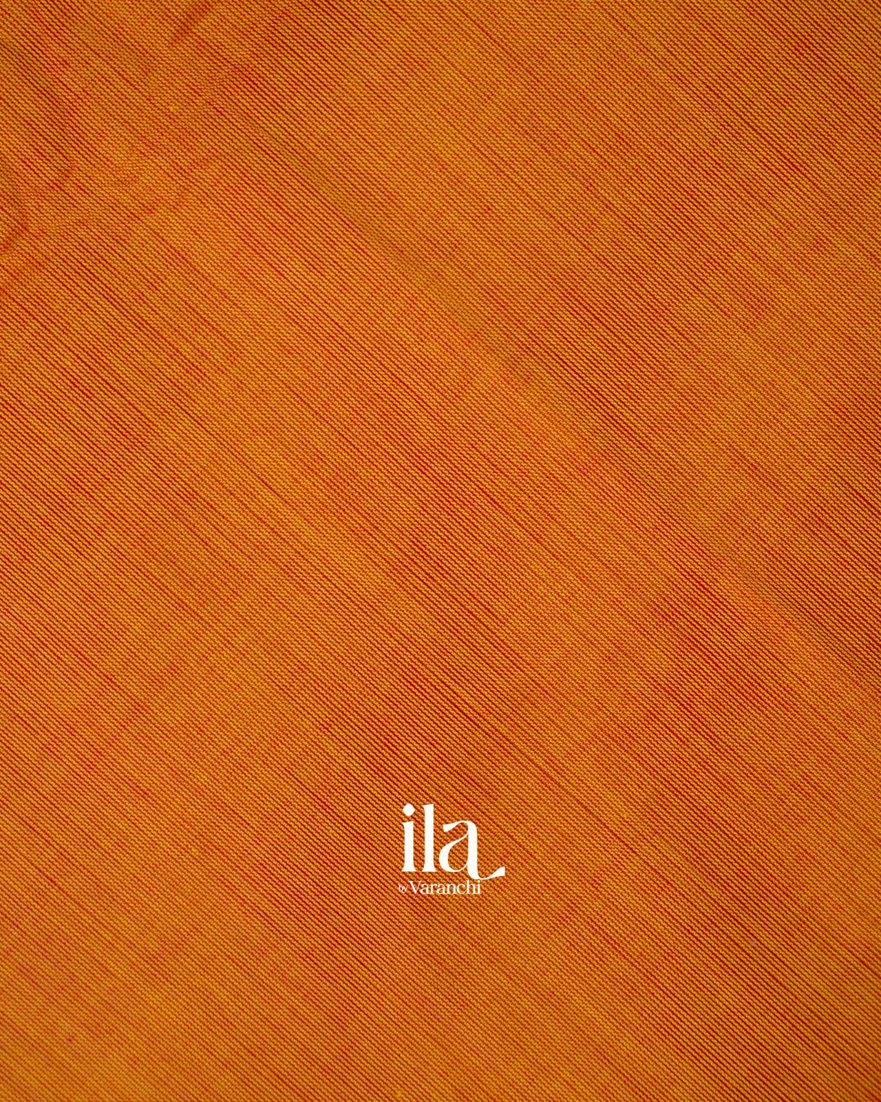 Turmeric Orange Korvai Kanchipuram Cotton Saree