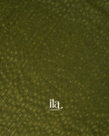 Forest Green Stripe Maheshwari Sico Saree
