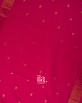 Rani Pink Pure Maheshwari Silk Cotton Saree