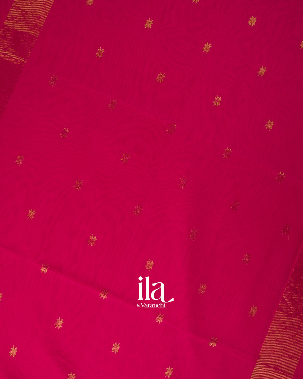 Rani Pink Pure Maheshwari Silk Cotton Saree