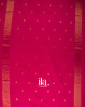 Rani Pink Pure Maheshwari Silk Cotton Saree