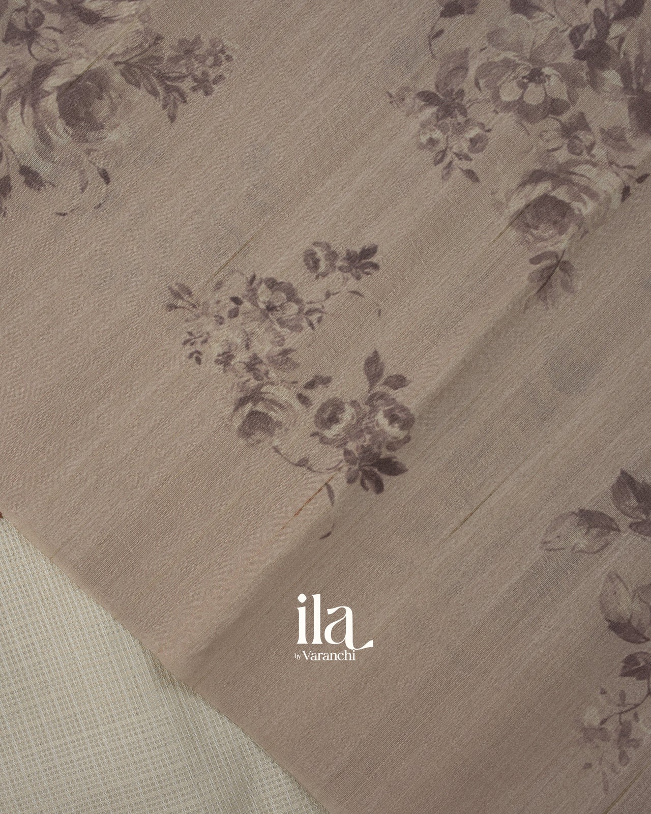 Off-White Dhakai Jamdani Semi Kota Saree