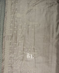 Teal Green Semi Tussar Saree