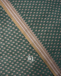 Teal Green Semi Tussar Saree