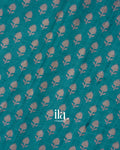 Teal Blue Semi Tussar Saree