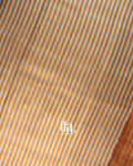 Rust Copper Sonarupa Bordered Semi Linen Saree