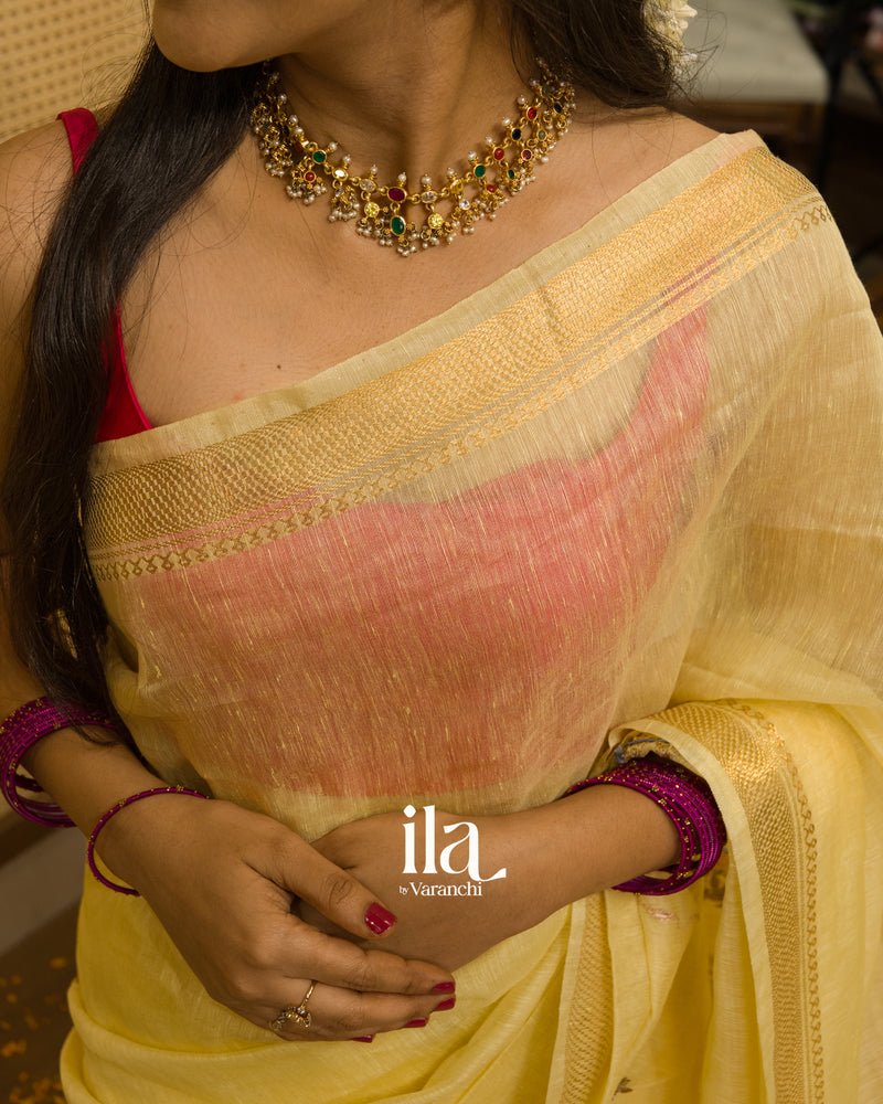Radiant Gold Zari Border