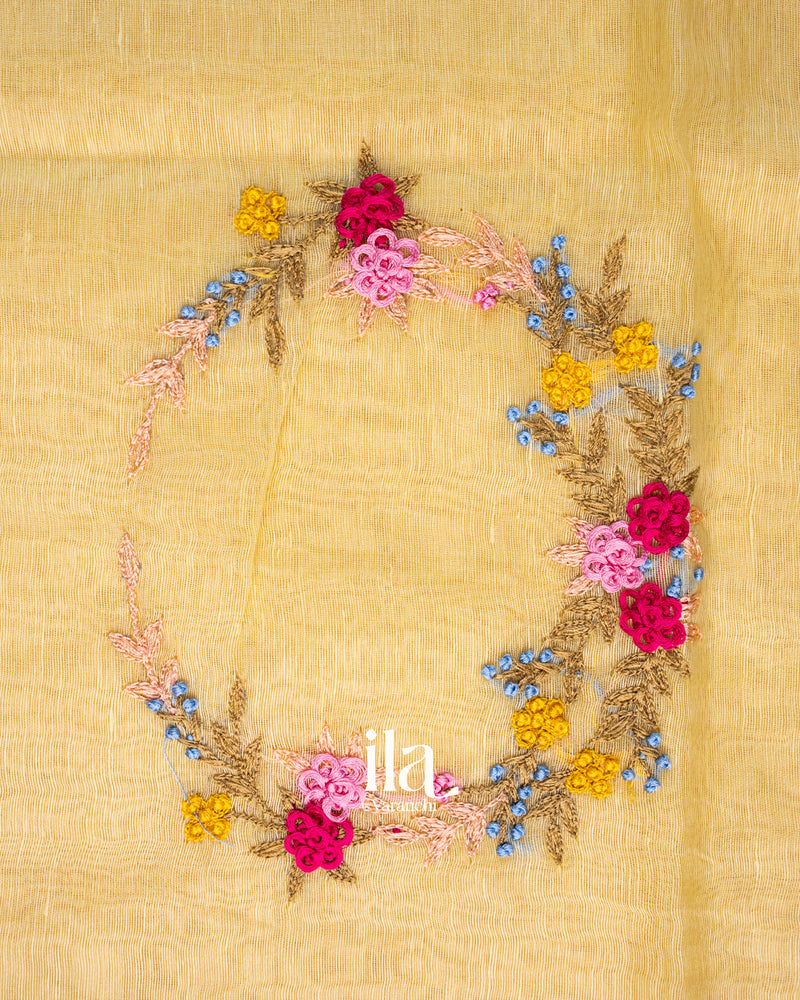 Delicate French Knot Work