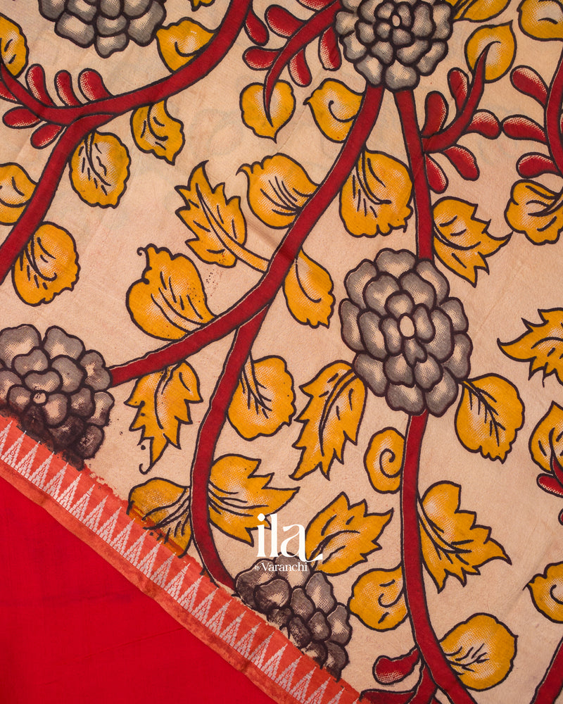 All-Over Kalamkari Printed Blouse