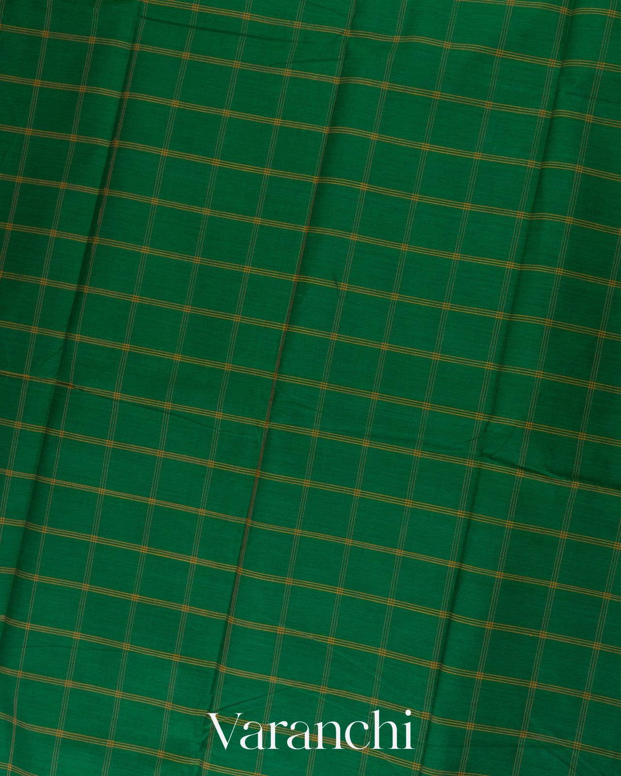 Dark Green Pure Kanchipuram Silk Cotton Saree