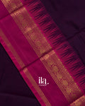 Deep Purple Kanchipuram Cotton Saree