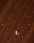 Rust Brown Pure Chettinad Cotton Handloom Saree