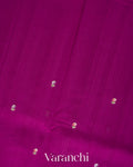Magenta Semi Tussar Silk Saree